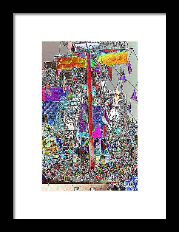 Gasparilla Framed Print featuring the photograph Gasparilla Pirates Invade Tampa by Carol Groenen