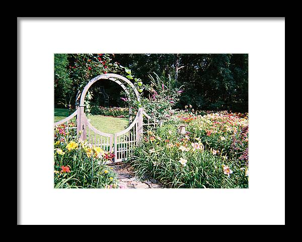 Nature Framed Print featuring the photograph Gate to Paradise by Sandy Collier