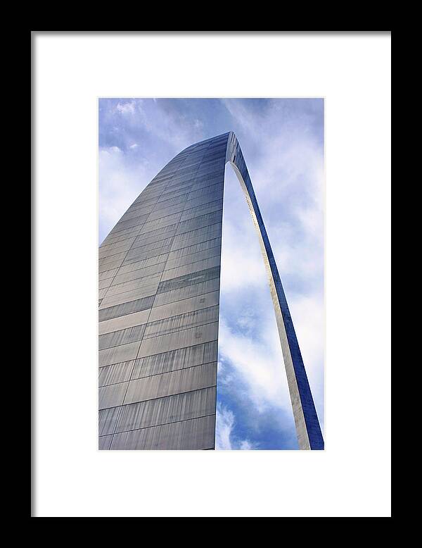 Gateway Arch Framed Print featuring the photograph Gateway Arch - Grace - Saint Louis by Nikolyn McDonald