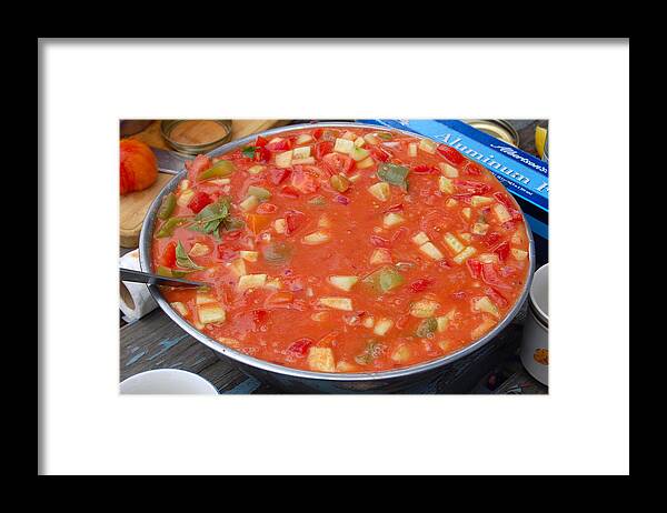 Gazpacho Framed Print featuring the photograph Gazpacho Dreams by Carolyn Donnell