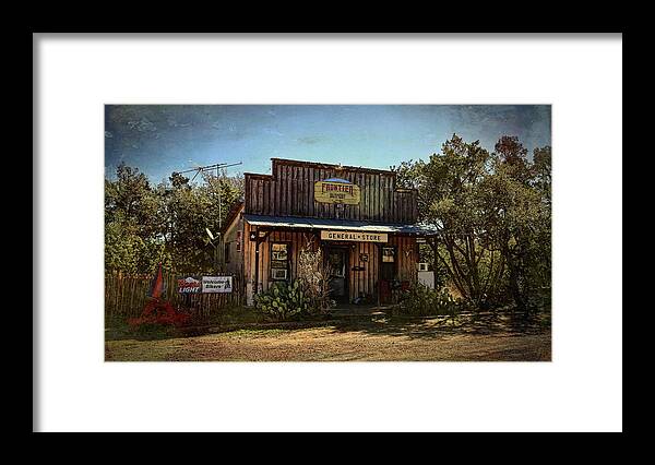 Fredericksburg Framed Print featuring the photograph General Store Vintage by Judy Vincent