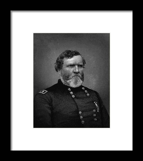 George Thomas Framed Print featuring the painting General Thomas by War Is Hell Store