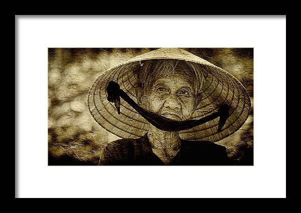 Vietnamese Framed Print featuring the photograph Gentle Soul by Cameron Wood