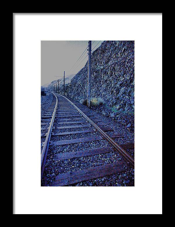 Walks Framed Print featuring the photograph Gently winding tracks by Jeff Swan