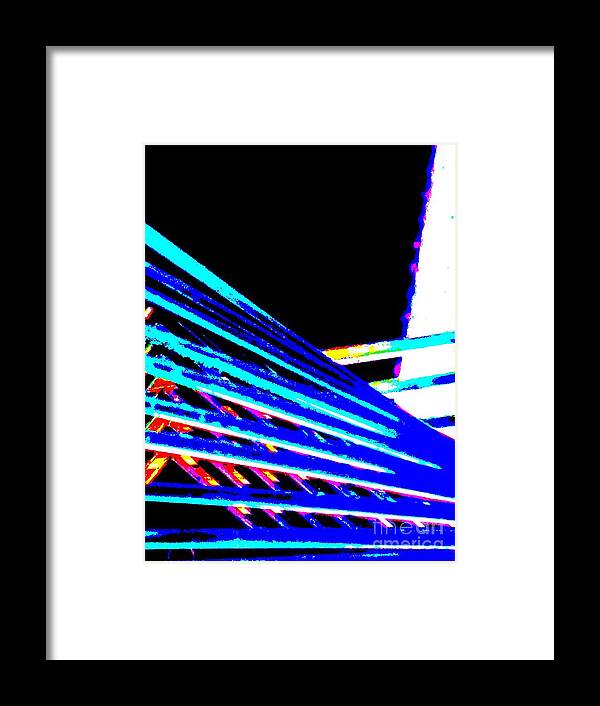Geometric Waves Framed Print featuring the photograph Geometric Waves by Tim Townsend