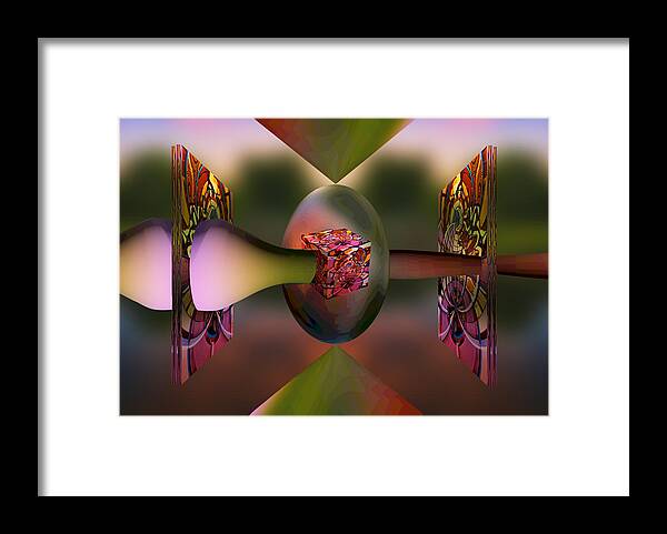 Abstract Framed Print featuring the photograph Geometrical by Maria Coulson