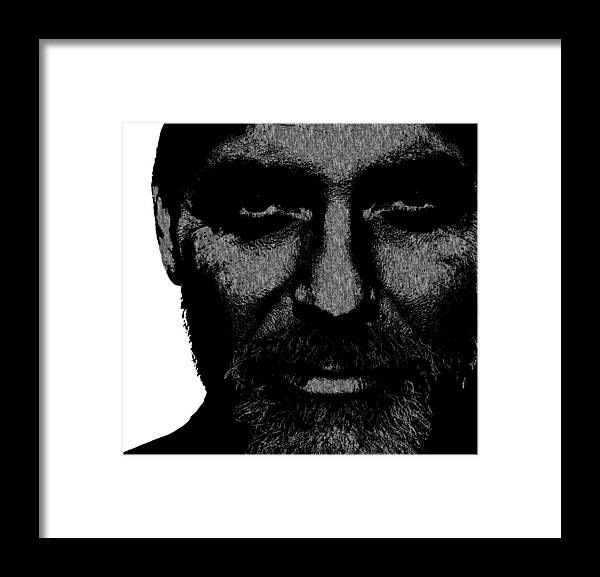 George Clooney Framed Print featuring the photograph George Clooney 2 by Emme Pons