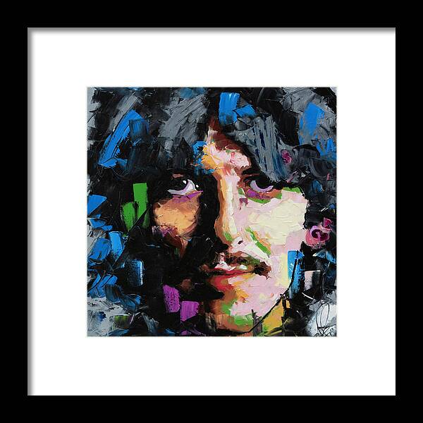 George Harrison Framed Print featuring the painting George Harrison by Richard Day
