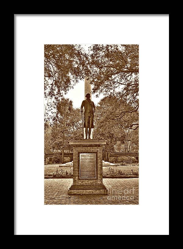 Culture Framed Print featuring the photograph George Washington, Charleston,sc by Skip Willits