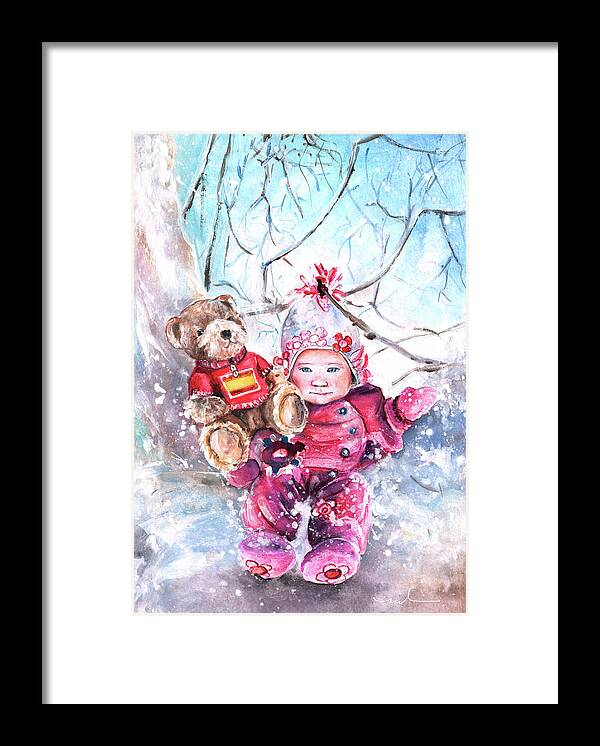 Truffle Mcfurry Framed Print featuring the painting Georgia And Pedro by Miki De Goodaboom