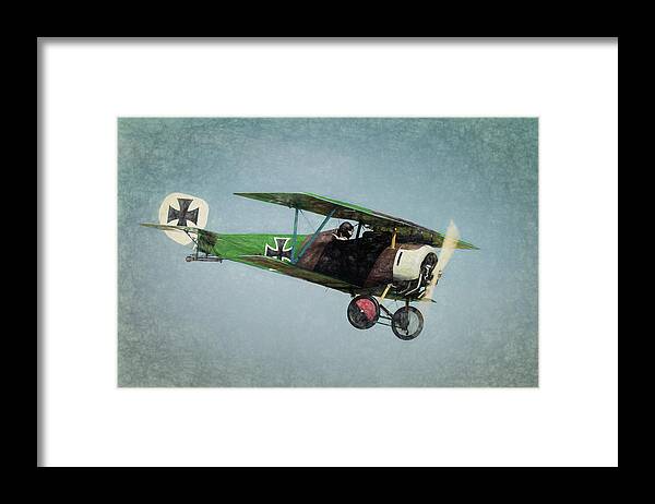 Biplane Framed Print featuring the photograph German Fighter by James Barber