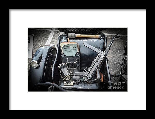 Bmw Framed Print featuring the photograph German Sidecar by Dale Powell