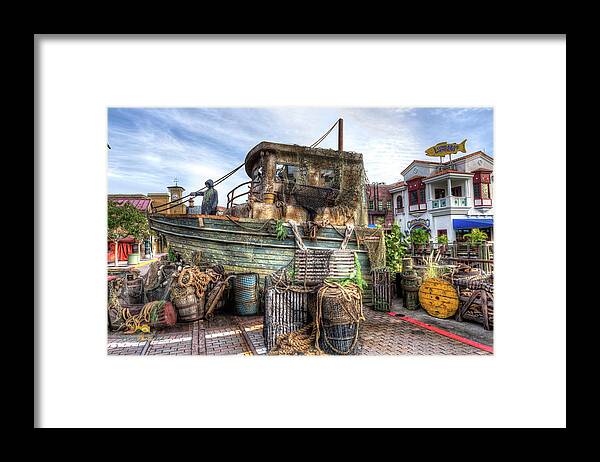 Amusement Parks Framed Print featuring the photograph Ghost Boat by Jim Thompson