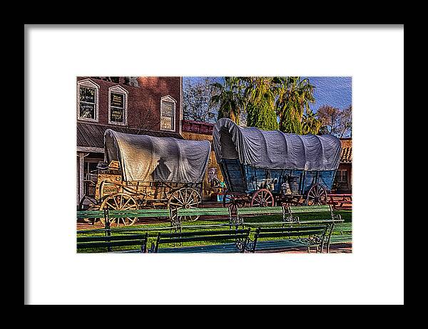 Acrylic Framed Print featuring the photograph Ghost of Old West No.2 by Mark Myhaver