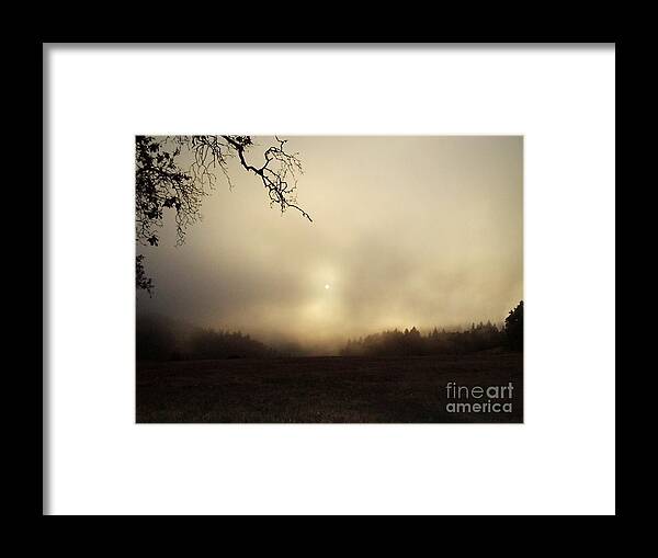  Nature Framed Print featuring the photograph Ghost Sun by JoAnn SkyWatcher