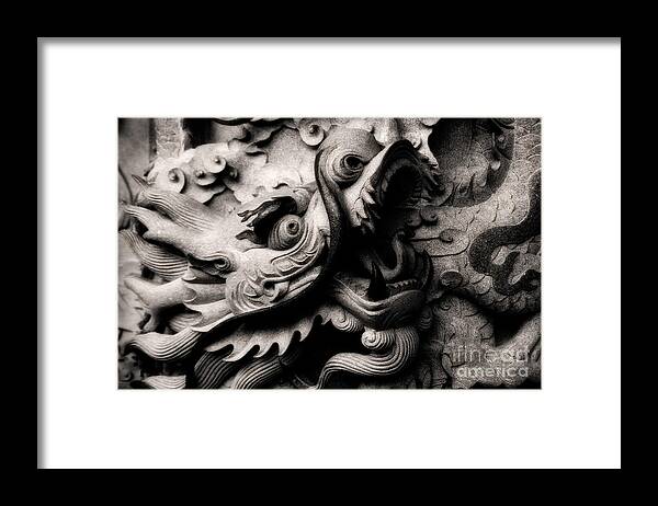 Hong Kong Framed Print featuring the photograph Ghostly Dragon by Venetta Archer