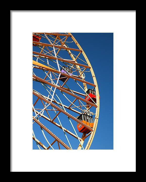California Adventure Framed Print featuring the photograph Giant Wheel by James Kirkikis