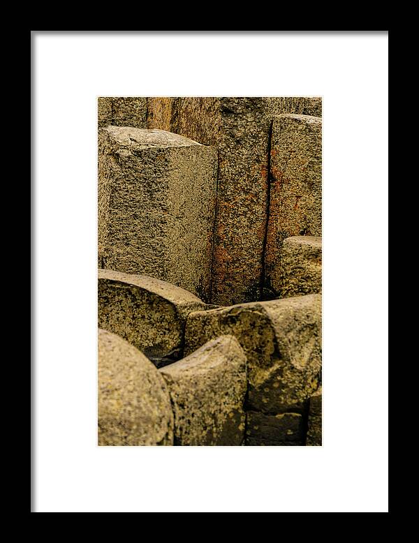 Landscape Framed Print featuring the photograph Giant's Causeway #3 by Elvis Vaughn