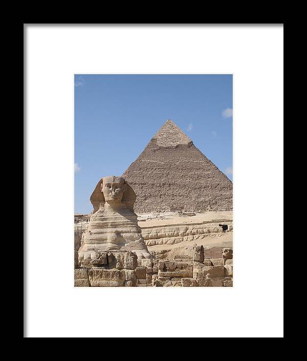 Africa Framed Print featuring the photograph Giza by Richard Deurer