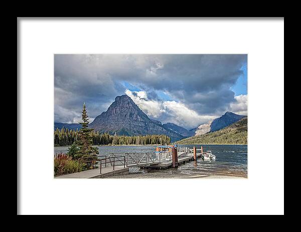 Canyon Framed Print featuring the photograph Glacier Beauty by Ronald Lutz