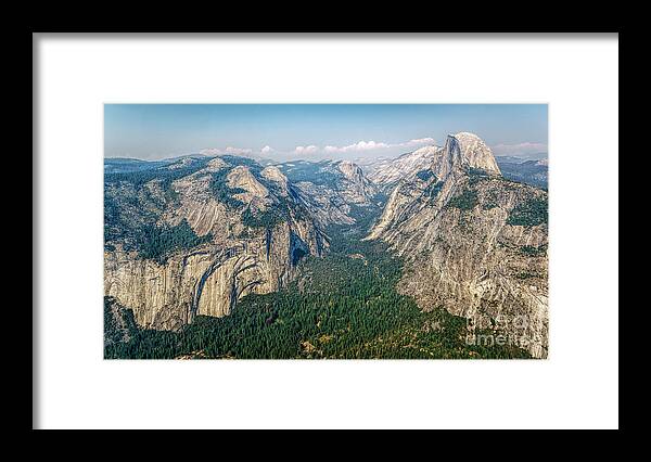 Yosemite Framed Print featuring the photograph Glacier Point Yosemite NP by Daniel Heine
