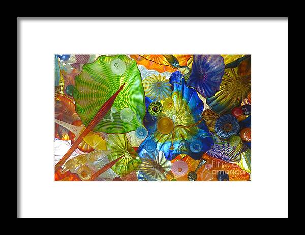 Glass Framed Print featuring the photograph Glass Ceiling 5 by Jean Wright