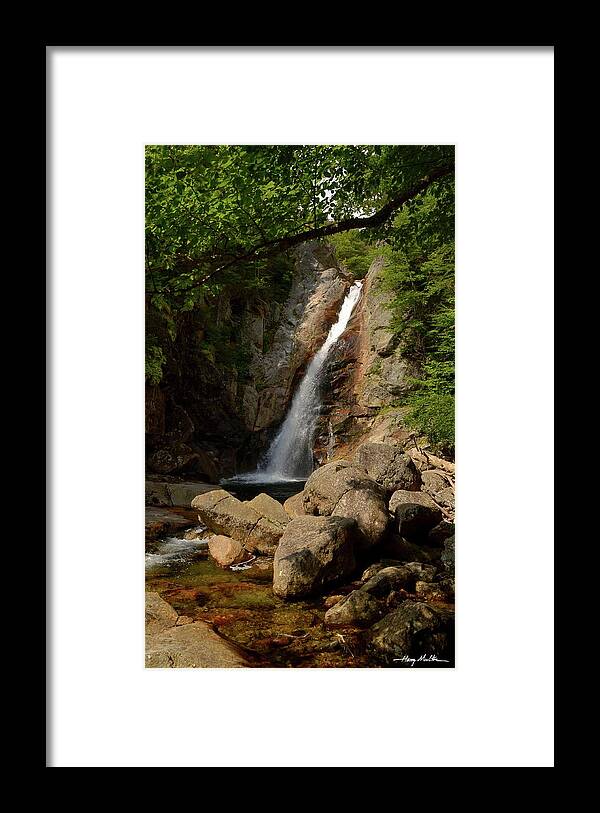 Waterfalls Framed Print featuring the photograph Glen Ellis River at the Falls by Harry Moulton
