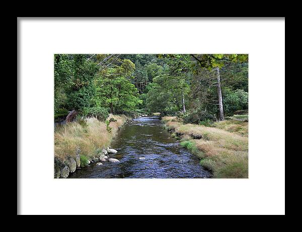 Ireland Framed Print featuring the photograph Glendasan River. by Terence Davis