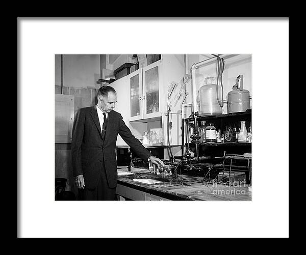 Science Framed Print featuring the photograph Glenn T. Seaborg, American Nuclear by Science Source