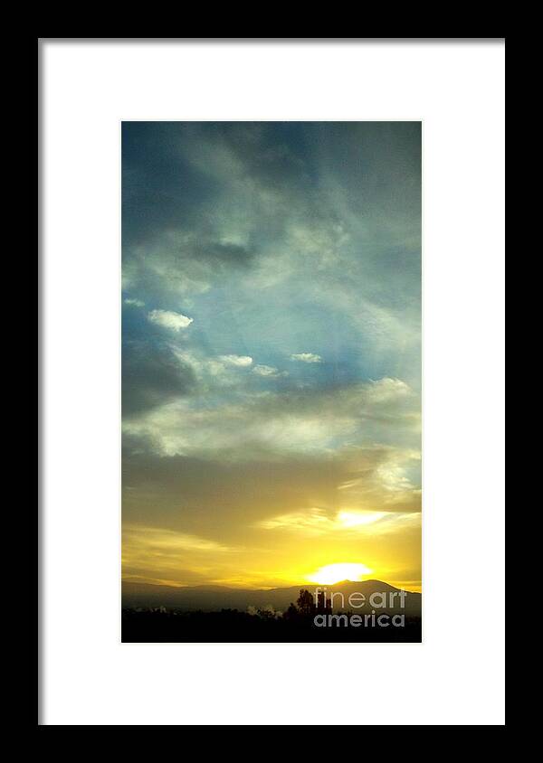 Sunrise Framed Print featuring the photograph Glorious  by Tracy Evans