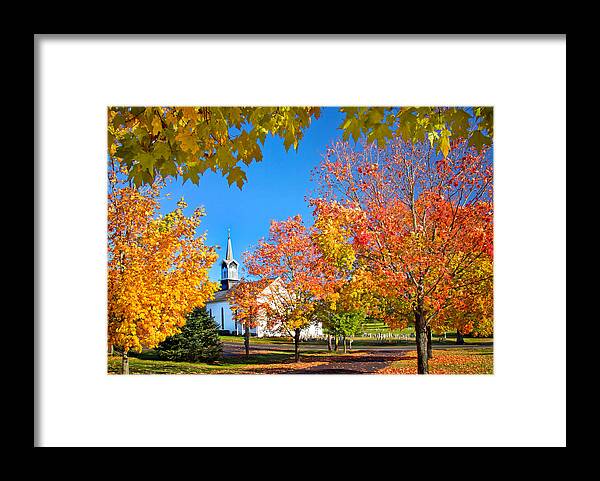 Glorious Colors Framed Print featuring the photograph Glorious Colors by Carolyn Derstine