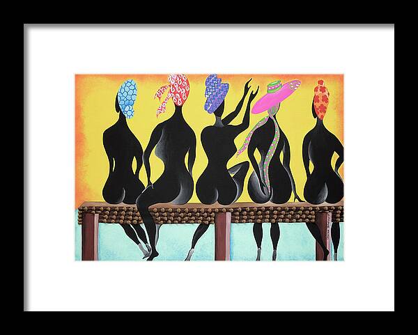 Sabree Framed Print featuring the painting Glorious, Glorious, Glorious by Patricia Sabreee