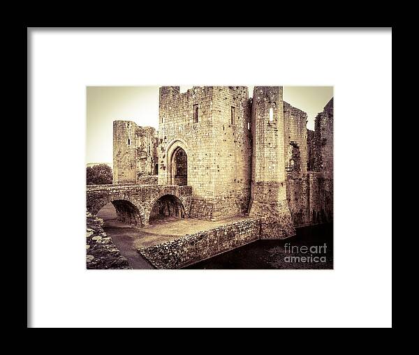 Raglan Castle Framed Print featuring the photograph Glorious Raglan Castle by Denise Railey