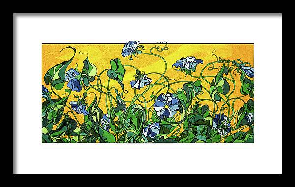 Spring Framed Print featuring the mixed media Glory In The Flower by Michele Sleight