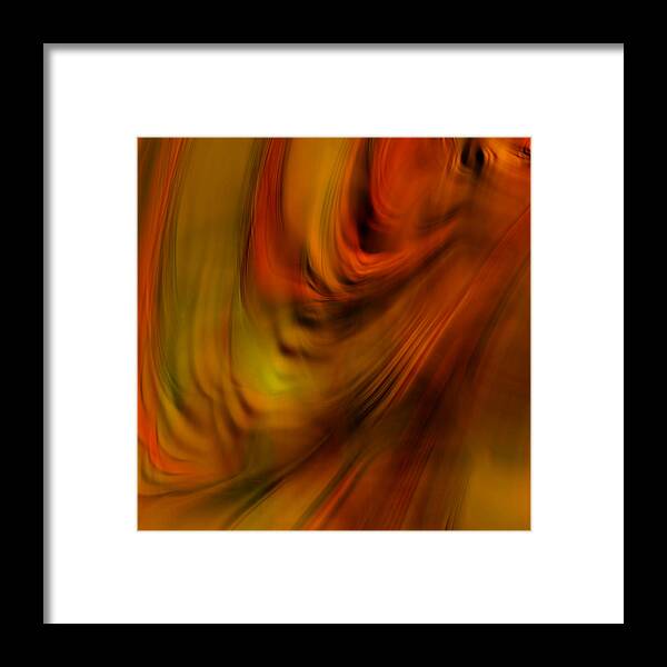 Digital Painting Framed Print featuring the photograph Glory of Sunset by Bonnie Bruno