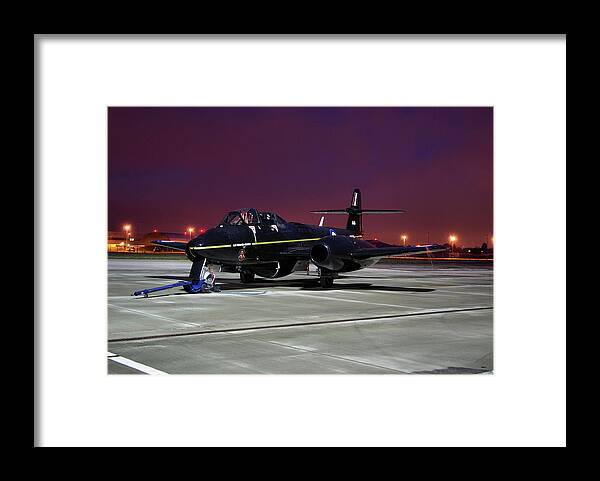 Gloster Framed Print featuring the photograph Gloster Meteor T7 by Tim Beach