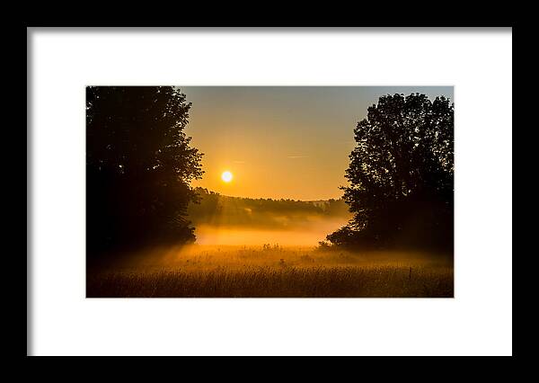 Morning Framed Print featuring the photograph God Rays by Robert McKay Jones