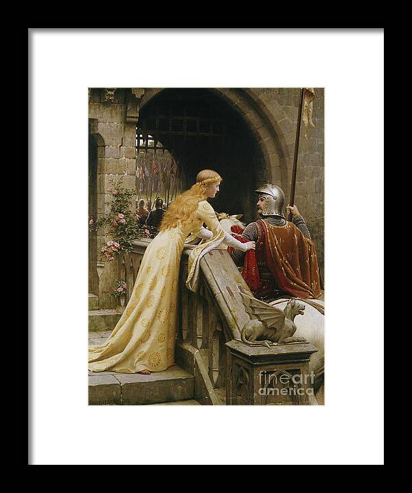 God Speed Framed Print featuring the painting God Speed by Edmund Blair Leighton