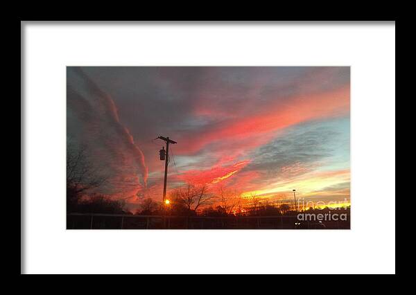 Sunrise Framed Print featuring the photograph God's Beauty by Stacy C Bottoms
