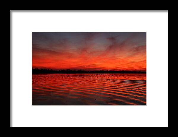 Sunrise Framed Print featuring the photograph God's Canvas by Judy Vincent