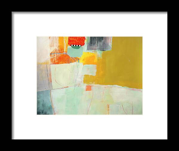Jane Davies Framed Print featuring the painting Going Around in Circles by Jane Davies