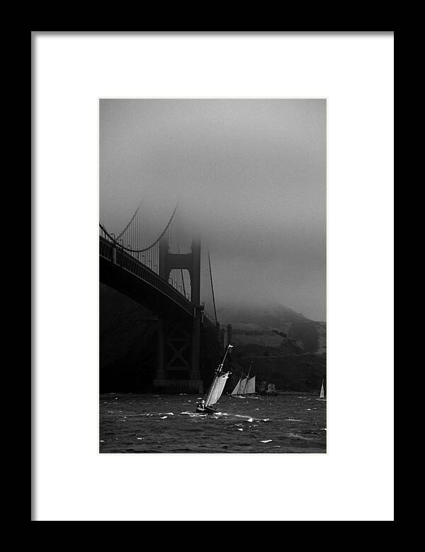 Sailing Framed Print featuring the photograph Going around traffic by David Shuler