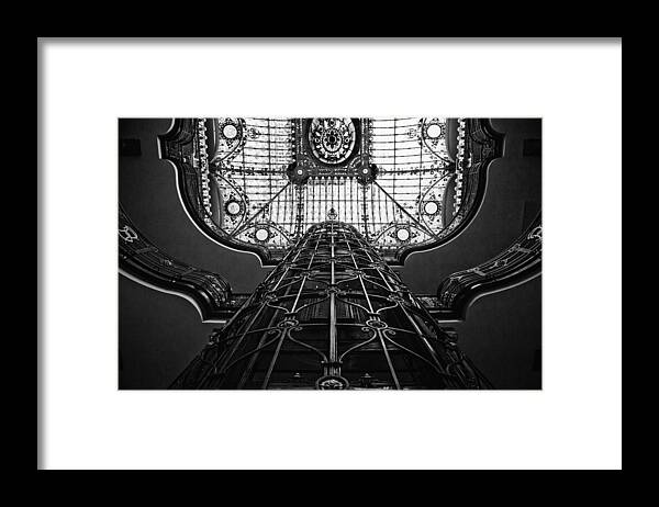 Going Up Framed Print featuring the photograph Going Up by John Bartosik
