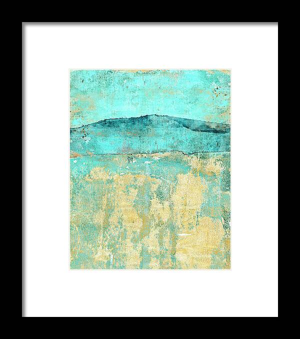 Abstract Framed Print featuring the mixed media Going Wherever It Leads by Carol Leigh