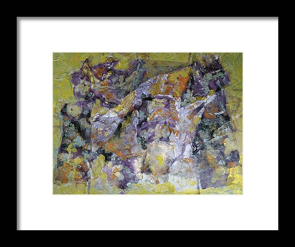 Gold On Gold Painting Framed Print featuring the painting Gold Fever by Don Wright