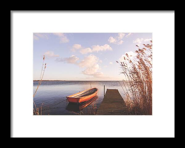 Blue Framed Print featuring the photograph Golden by Marcus Karlsson Sall