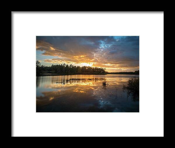 Sunset Framed Print featuring the photograph Golden Sunset by Brad Boland