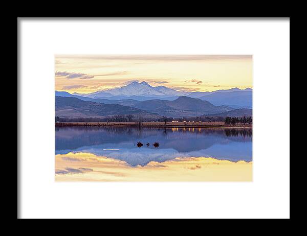 Scenic Framed Print featuring the photograph Golden View by James BO Insogna