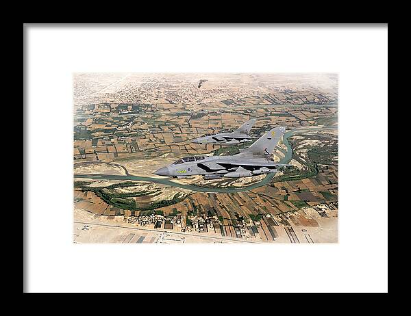 Tornado Gr4 Framed Print featuring the digital art Goldstar Success by Airpower Art