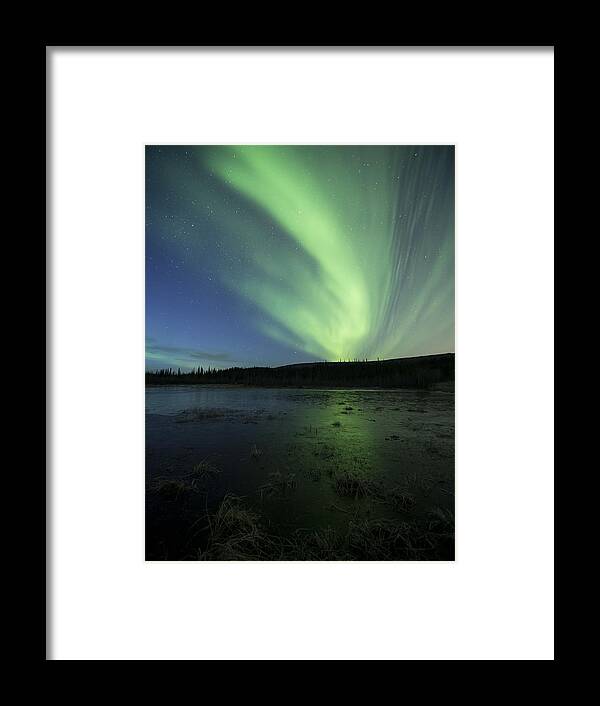Alaska Framed Print featuring the photograph Goldstream Reflection by Ian Johnson